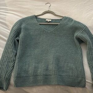 Lucky Brand Teal V-Neck Sweater